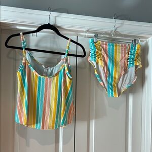 Matilda Jane Multicolor Striped Swim Set